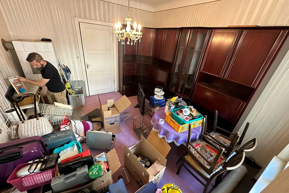 Haushaltsauflösung Altbau Berlin Mitte vorher